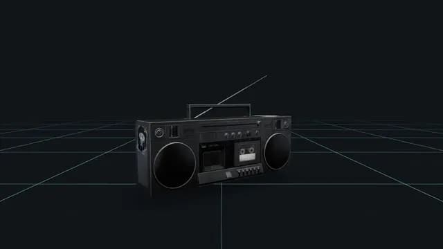 Producto en 3D en una pantalla